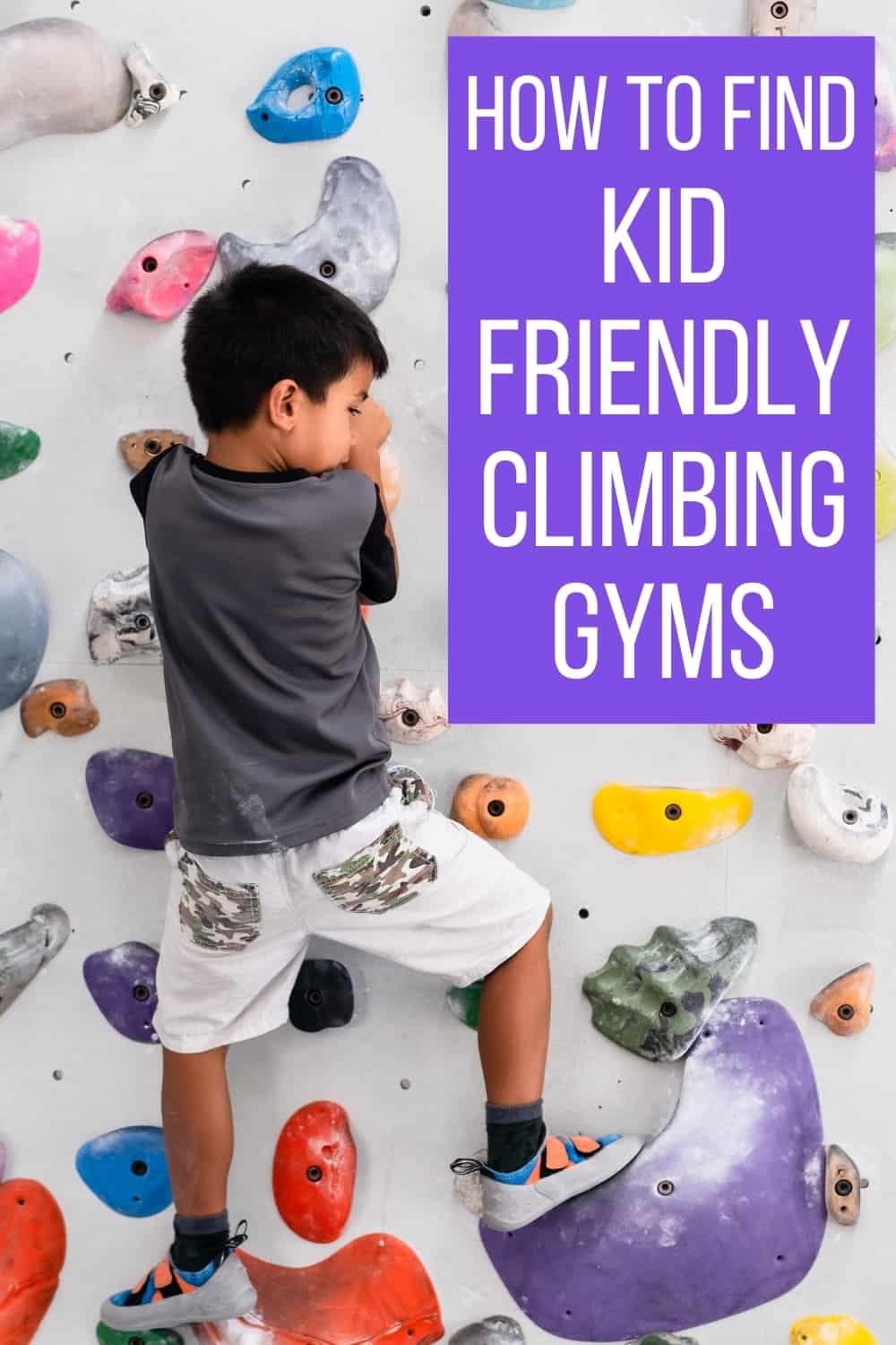 how to find a kid friendly climbing gym